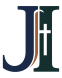 Jim Ikey logo with JI monogram and cross